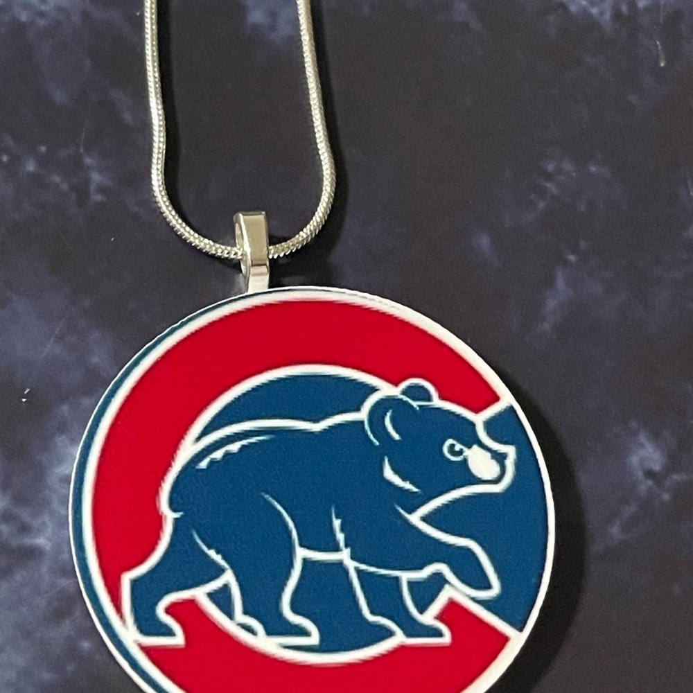 Chicago cubs necklace